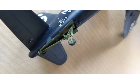 Pro built Academy 1/48 F4U-4B Corsair Korean War model, сборные модели авиации, scale48