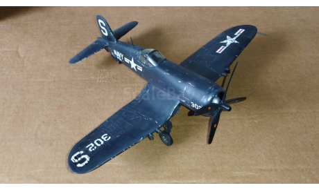 Pro built Academy 1/48 F4U-4B Corsair Korean War model, сборные модели авиации, scale48