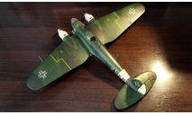 Pro built Monogram 1/48 Heinkel He 111 H-6 Torpedo Bomber model, сборные модели авиации, Italeri, scale48