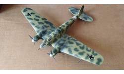 Pro built Italeri 1/72 Heinkel He111 H-6 aircraft model