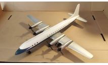 1:100 IL 18 KVZ DDR Flugzeug Modell Lufthansa, сборные модели авиации, scale100