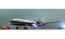 1:100 IL 18 Flugzeug-Modellbaukasten VEB KVZ Plasticart 1964, сборные модели авиации, scale100