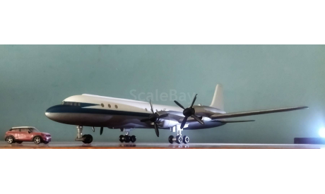1:100 IL 18 Flugzeug-Modellbaukasten VEB KVZ Plasticart 1964, сборные модели авиации, scale100