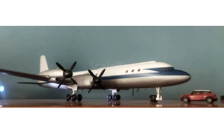 KVZ VEB Plasticart Ilyushin Il-18 1:100 Lufthansa-modellbaukasten, сборные модели авиации, scale100