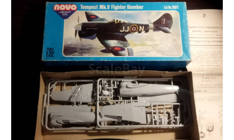 коробка NOVO Hawker Tempest Mk V Fighter Bomber No 78071 РЕДКОСТЬ!! БОНУС!, сборные модели авиации, scale72