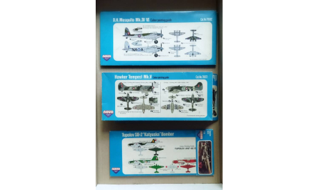 коробки NOVO 1/72 D.H.Mosquito Tempest SB-2 инструкции, сборные модели авиации, scale72
