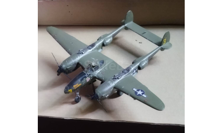 Pro built 1/48 P-38H Lightning ’Nulli Secundus’, сборные модели авиации, Hasegawa, scale48, Lockheed