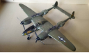 1/48 Lockheed P-38H Lightning Hasegawa модель самолёта истребитель США, сборные модели авиации, scale48