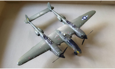 Pro built 1/48 P-38H Lightning ’Nulli Secundus’, сборные модели авиации, Hasegawa, scale48, Lockheed