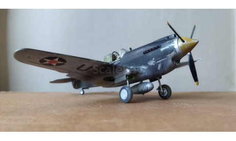 Pro built Monogram 1/48 Revell Curtiss P-40B Tiger Shark  model, сборные модели авиации, Academy, scale48