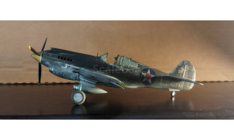 Pro built Monogram 1/48 Revell Curtiss P-40B Tiger Shark  model, сборные модели авиации, Academy, scale48