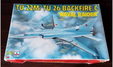 бомбардировщик ракетоносец Ту-22М2 Backfire C 1:72 (ESCI) сборная модель самолета, сборные модели авиации, Туполев, scale72
