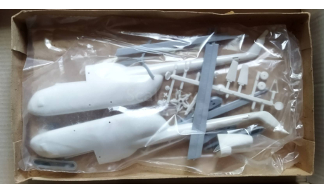 модель вертолета В-8 (Ми-8) 1/50 ДЗИ NOVOEXPORT СССР 1980 г., сборные модели авиации, Юный техник, scale50