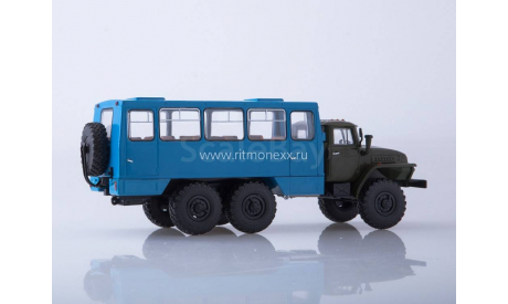 Вахтовый автобус НЕФАЗ-42112 (4320), масштабная модель, Автоистория (АИСТ), scale43, УРАЛ