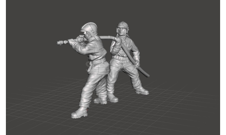 Пожарные, фигурка, FirePrint 3D, 1:43, 1/43