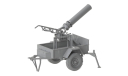 Пожарный прицеп ГАЗ-704 с лафетным стволом, сборная модель (другое), FirePrint 3D, scale43