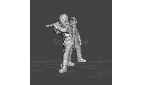 Пожарные, фигурка, FirePrint 3D, 1:43, 1/43