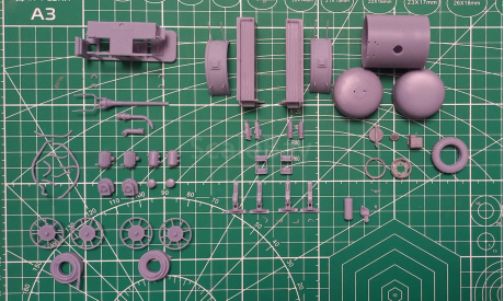 АП-2(130) мод.148, сборная модель автомобиля, ЗИЛ, FirePrint 3D, 1:43, 1/43