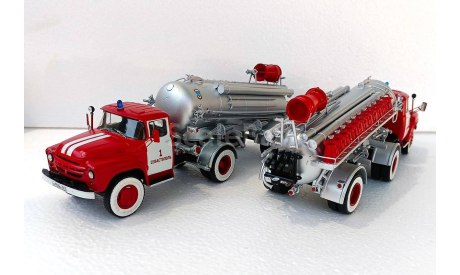 Полуприцеп пенного тушения АВ-6, сборная модель (другое), ЗИЛ, FirePrint 3D, scale43