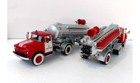 Полуприцеп пенного тушения АВ-6, сборная модель (другое), ЗИЛ, FirePrint 3D, 1:43, 1/43