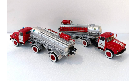 Полуприцеп пенного тушения АВ-6, сборная модель (другое), ЗИЛ, FirePrint 3D, scale43