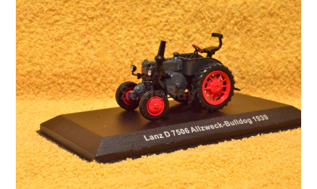 ТРАКТОР LANZ D 7506A Allzweck - Bulldog 1:43 / Hachette ! ТОРГ !, масштабная модель трактора, Тракторы. История, люди, машины. (Hachette collections), 1/43