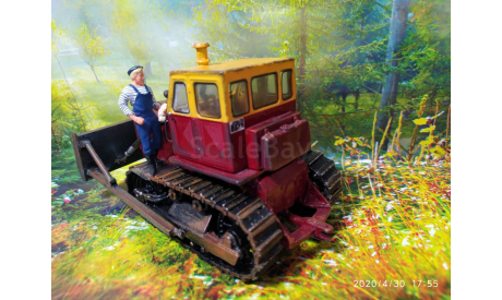 ЧТЗ Т-100ГПМ, масштабная модель, Миниград, scale43