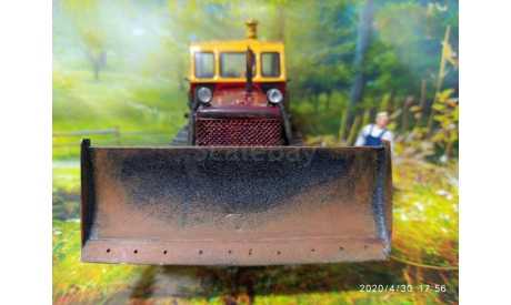 ЧТЗ Т-100ГПМ, масштабная модель, Миниград, scale43