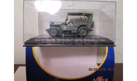 Jeep Willys MB ’Edelweis’ Legion etrangere (1960), масштабная модель, altaya, 1:43, 1/43