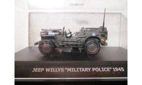 WILLYS JEEP MILITARY POLICE 1945 1/43 WEMI BOXED, масштабная модель, 1:43