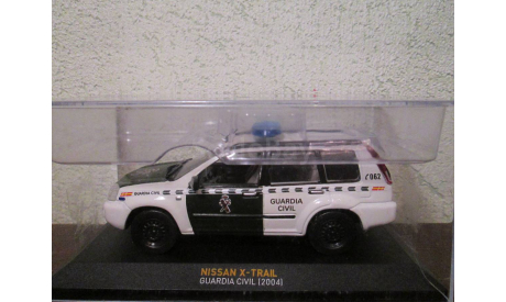 Nissan X-Trail Guardia civil 2004, масштабная модель, Altaya, 1:43, 1/43