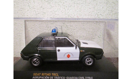 Seat ritmo 75cl agrupacion de trafico-guardia civil 1975, масштабная модель, Altaya, 1:43, 1/43