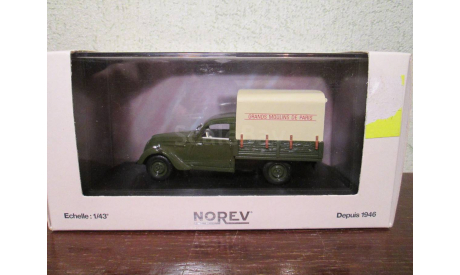 Peugeot 202 Bachee Camionette 1947 Norev 1:43, масштабная модель, scale43