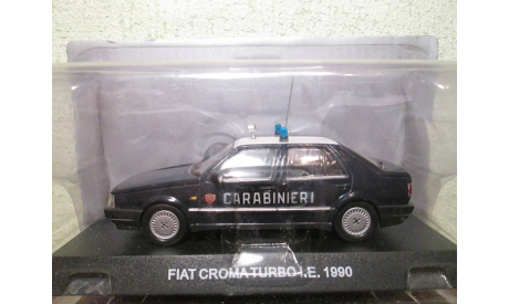 FIAT Croma Turbo I.E. Carabinieri 1990 DeAgostini, масштабная модель, scale43