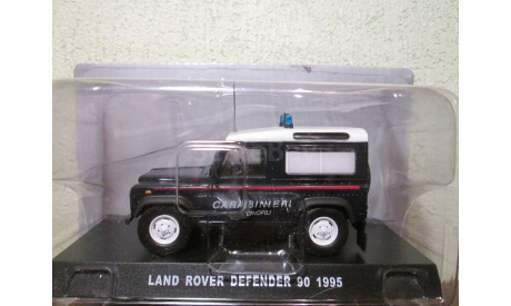 Land Rover Defender 90 Carabinieri 1995 DeAgostini, масштабная модель, 1:43, 1/43