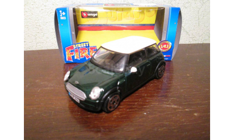 MINI COOPER 1/43, масштабная модель, BBURAGO, 1:43