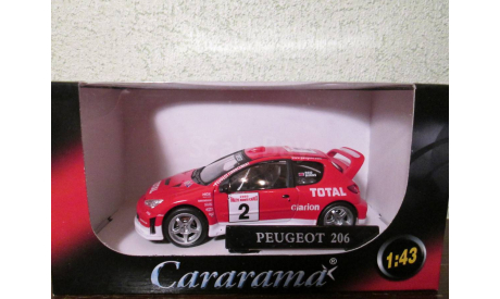 Peugeot 206 WRC (Cararama) 1/43, масштабная модель, 1:43