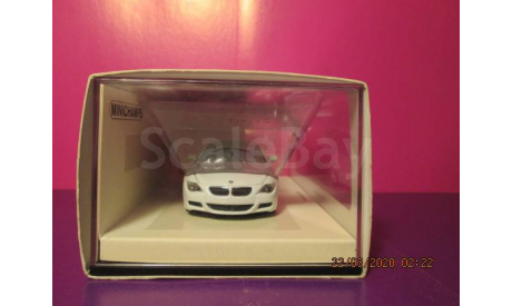 BMW M6 Coupe 2007 1/43 Minichamps, масштабная модель, 1:43