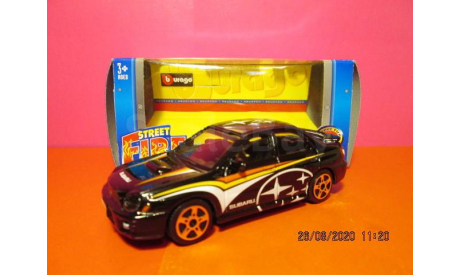 Subaru impreza wrx sti 1/43, масштабная модель, BURAGO, scale43