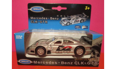 MERCEDES BENZ CLK-GTR, масштабная модель, WELLY, scale43, Mercedes-Benz