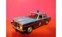 Полицейские Машины Мира №70 - Mercedes-Benz W114, масштабная модель, деагостини, scale43