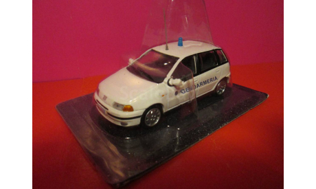 Полицейские Машины Мира №40 - Fiat Punto SX, масштабная модель, деагостини, scale43