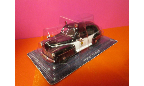 Полицейские Машины Мира №50 - Ford Fordor 1947, масштабная модель, деагостини, scale43