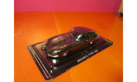 Суперкары №16 Jaguar E-Type, масштабная модель, деагостини, scale43