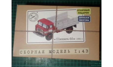 ГАЗ-66, сборная модель автомобиля, Автомобиль в деталях (by SSM), 1:43, 1/43