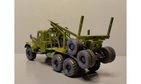 КрАЗ-255Л1 лесовоз, журнальная серия масштабных моделей, MODIMIO, scale43
