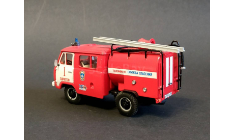 Пожарный автомобиль МПК-0,8 на базе УАЗ – 3909, масштабная модель, Конверсии мастеров-одиночек, scale43