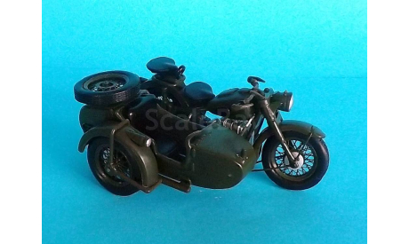 ММЗ/ИМЗ М-72 1941 г., масштабная модель мотоцикла, DiP Models, 1:43, 1/43