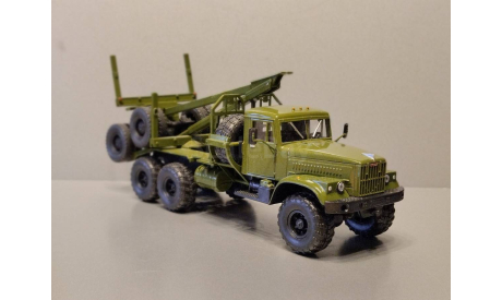 КрАЗ-255Л1 лесовоз, журнальная серия масштабных моделей, MODIMIO, scale43