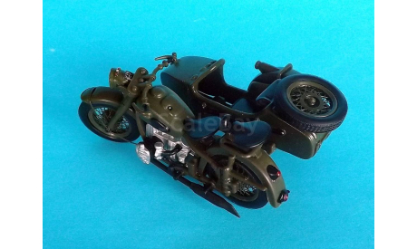 ММЗ/ИМЗ М-72 1941 г., масштабная модель мотоцикла, DiP Models, 1:43, 1/43